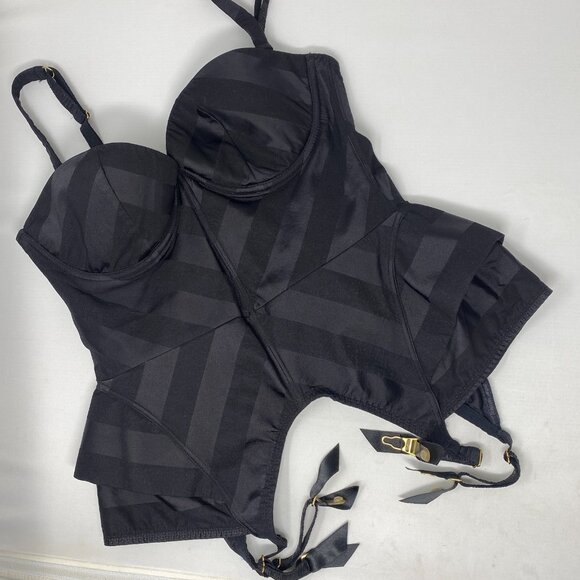 Agent Provocateur Melody Black Basque 36D - Picture 2 of 9